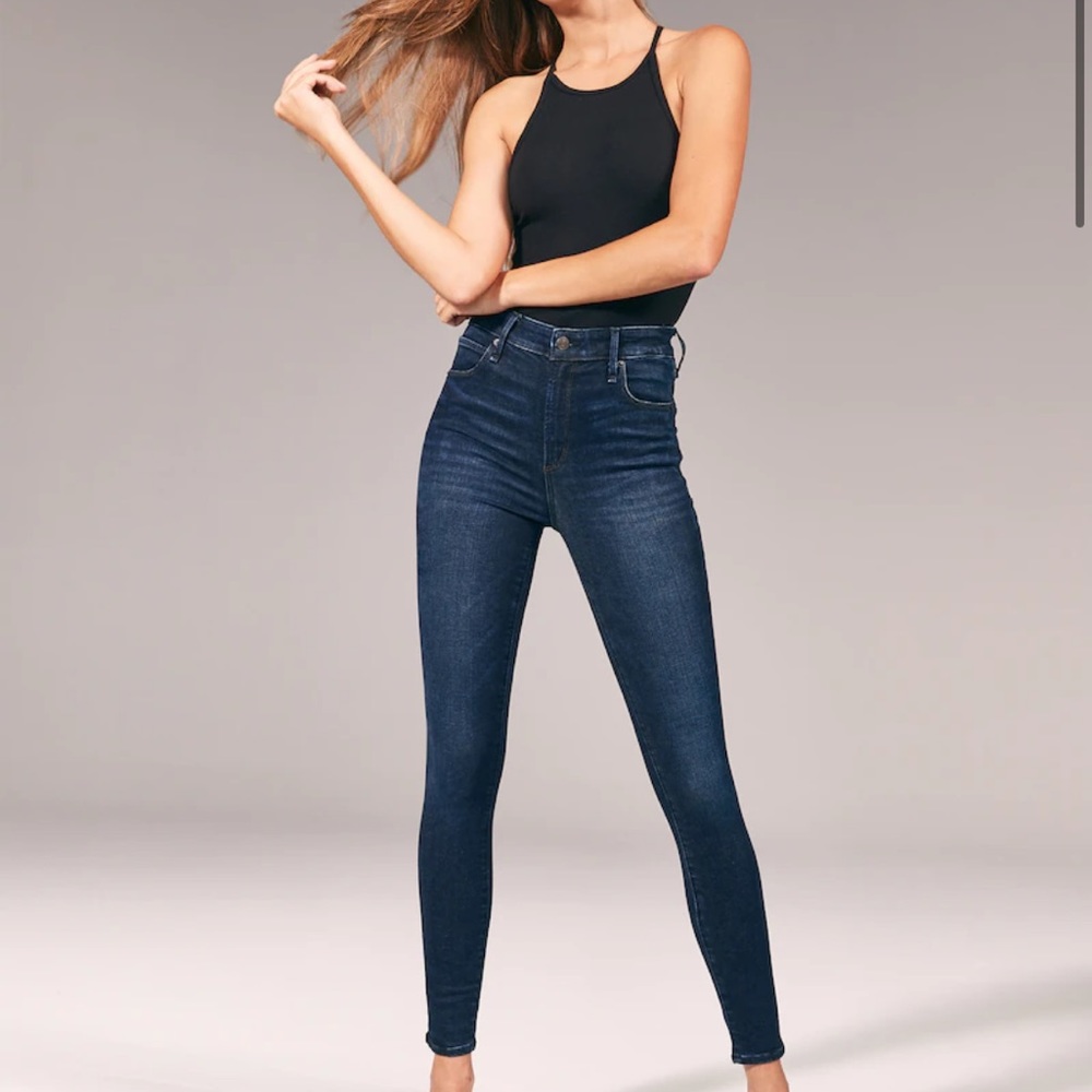 Abercrombie & Fitch High Rise Super Skinny Jeans